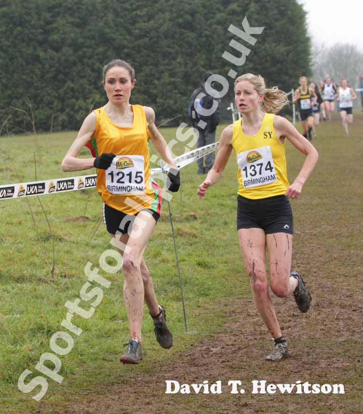 Rosie Smith (North East) during the McCain World Cross Country Trials and Inter Counties.